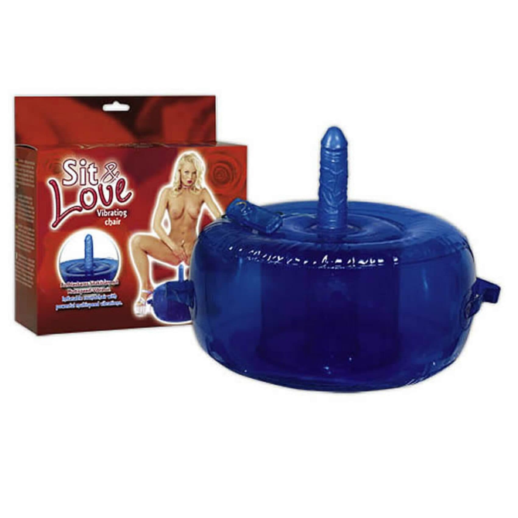 Sit and Love - Oppustelig Pude med Vibrator