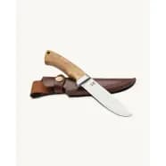 Øyo Rondane Knife W/ Leather Sheath - Brown - Kniv