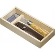 Opinel N°8 SS 8,5 cm. oliven,Gift box - olivengrønn - Opinel